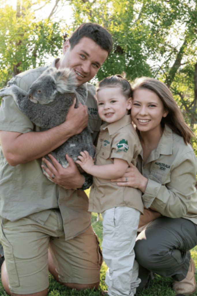 Bindi Irwin, Chandler Powell and Grace Warrior. 